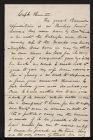Letter from J.R. Fearing to Captain Timothy Hunter